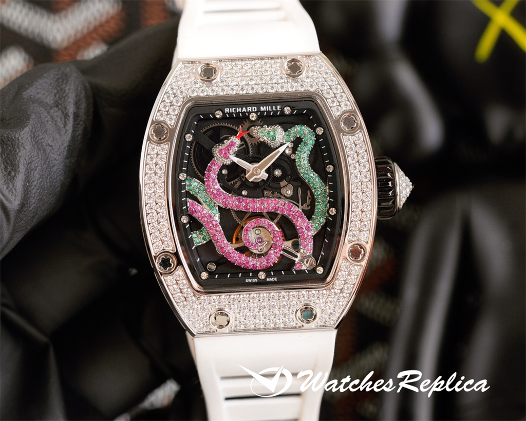 Replica hete goedkope Richard Mille RM26-01 sieraden uurwerk horloge-3
