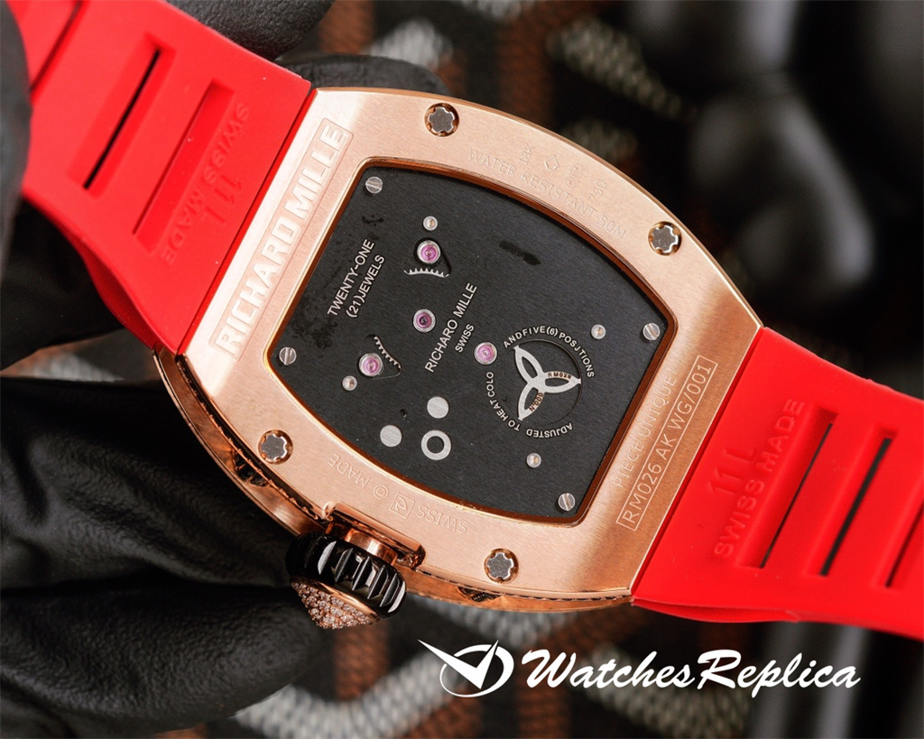 Replica hete goedkope Richard Mille RM26-01 sieraden uurwerk horloge-8